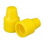 DWK Life Sciences Wheaton™ Polypropylene Caps for Wheaton Dropping Bottles - Yellow