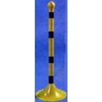 Accuform Signs Striped Regular-Duty Stanchion Posts