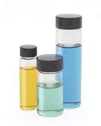 DWK Life Sciences Kimble™ ClearScrew Thread Sample Vials with Attached PTFE-Faced/White Rubber Lined Caps