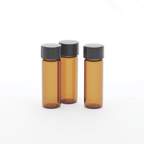 DWK Life Sciences Kimble™ AmberScrew Thread Vials w/Attached PTFE-Faced/White Rubber Lined Closures