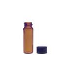 DWK Life Sciences Kimble™ AmberScrew Thread Sample Vials with Unattached White Rubber Lined Caps