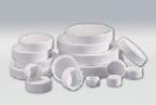 DWK Life Sciences Wheaton™ White Polypropylene Caps with PTFE-Faced Foamed Polyethylene Liners