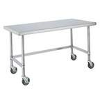 Metro™ HD Super Stainless Lab Worktable with Overhead