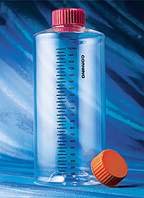 Corning™ Rollerflasche mit geriffelter Verschlusskappe für bessere Griffigkeit