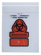 RD Plastics Three-wall Reclosable Biohazard Specimen Transport Bags