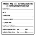 Simport™ Scientific Urine Collection URISAFE Container Labels