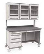 Metro™ Starsys™ Mobile Work Centers With Overhead Cabinet