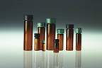 Qorpak™ Amber Borosilicate Sample Vials: With Thermoset F217 Cap and PTFE Liner