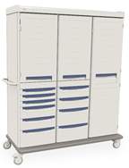 Metro™ Starsys™ Preconfigured Tall Mobile Storage Unit, General Supply Cabinet, Triple-Wide