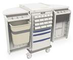 Metro™ Starsys™ Preconfigured Mobile Workstation, LAR Anesthesia Cart <img src=