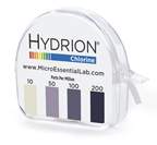 Micro Essential Lab Hydrion™ Sanitizer: Chlorine Test Strip