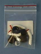 BUCHI Set of Bent Hose Barbs with GL14 threads for condensers <img src=