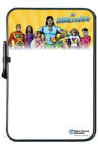 Fisher Science Education™ Science Superhero Magnetic Dry Erase Board <img src=