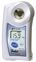 ATAGO™ Digital-Snow-Handrefraktometer Typ PAL03S, 0.0 bis 28.0% Natriumchlorid, Auflö. 0.2%