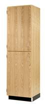 Diversified Spaces™ Tall Storage Cabinet With Maple Doors <img src=