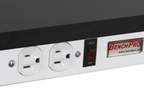 Fisherbrand™ Four Plugs Power Strip Installed-In-Front-Frame, 15Amp, 110V