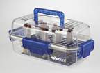 Fisherbrand™ Sample or Specimen Transport Container, Clear/Blue
