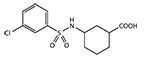 3-(3-Chlorphenylsulfonylamino)Cyclohexanecarboxylsäure, 96 %, Thermo Scientific™