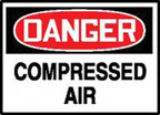 Accuform Signs Danger: Compressed Air Sign