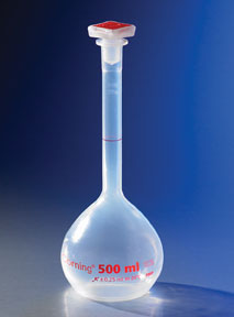 Corning™ Class A Reusable PMP Volumetric Flasks with Tapered PP Stopper