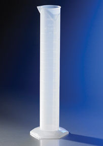 Corning™ Single-Metric Scale Reusable Graduated Cylinders, TC with Funnel Top